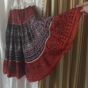 Summer in Italy Flowy Maxi Skirt